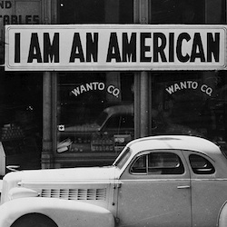 Evacuated Japanese American