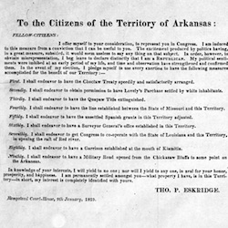 Letter to the Citizens of Arkansas