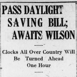 Pass Daylight Savings Bill