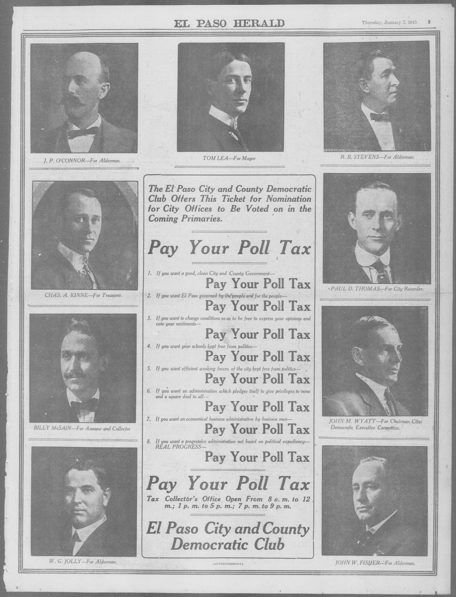 Pay Your Poll Tax