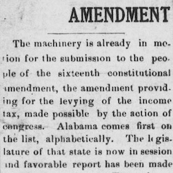 Proposed 16th Amendment