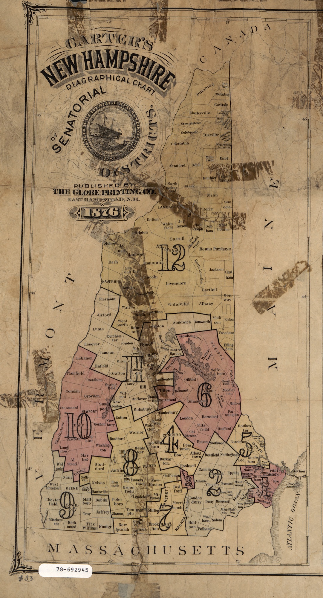 Senatorial Districts Map