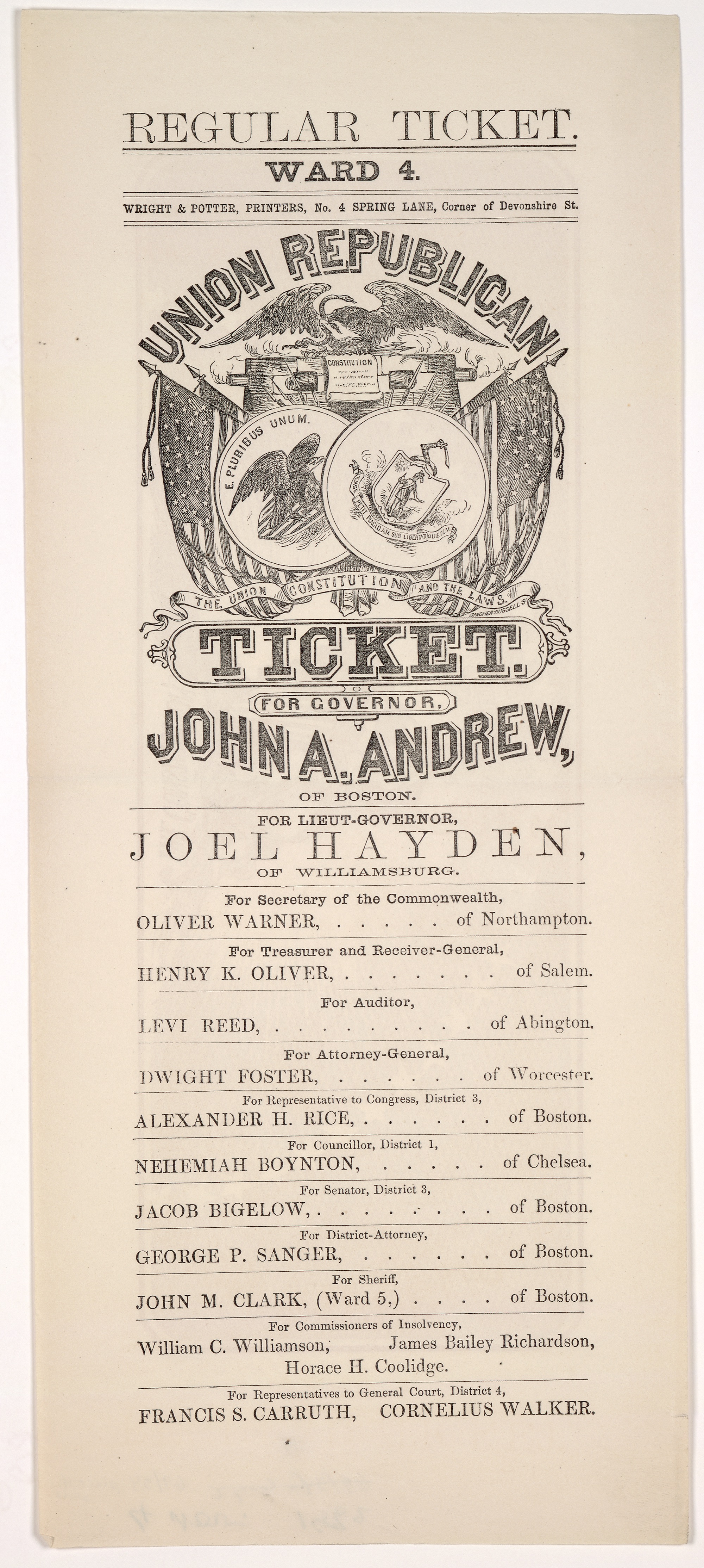 Union Republican Ticket
