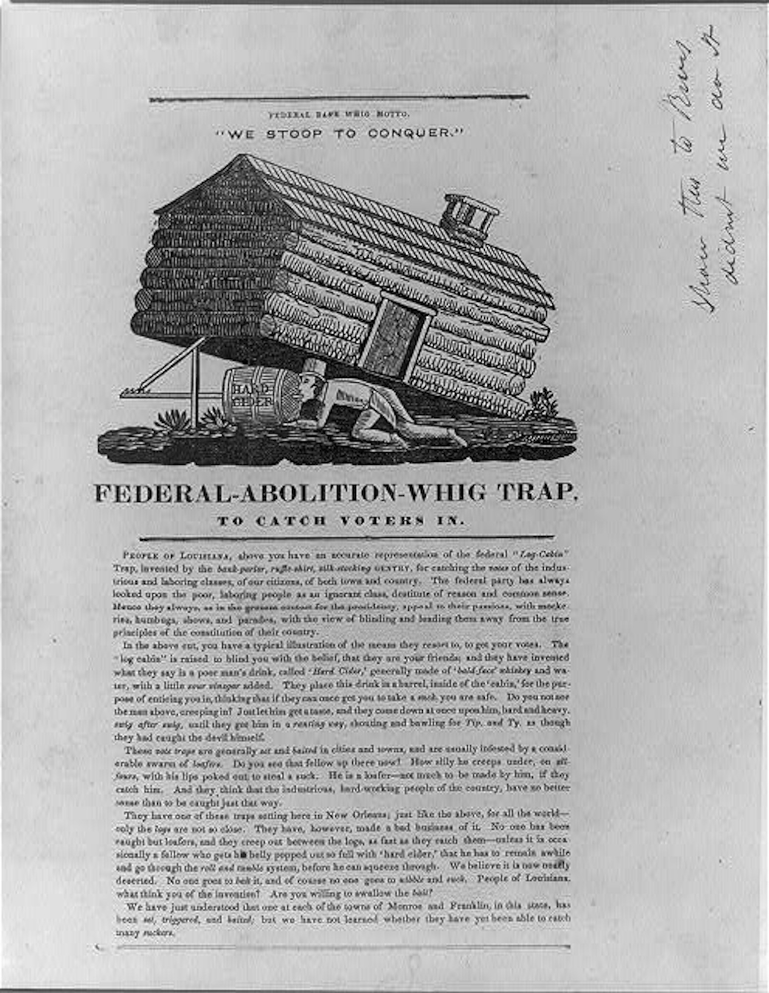 Federal Abolition Whig Trap